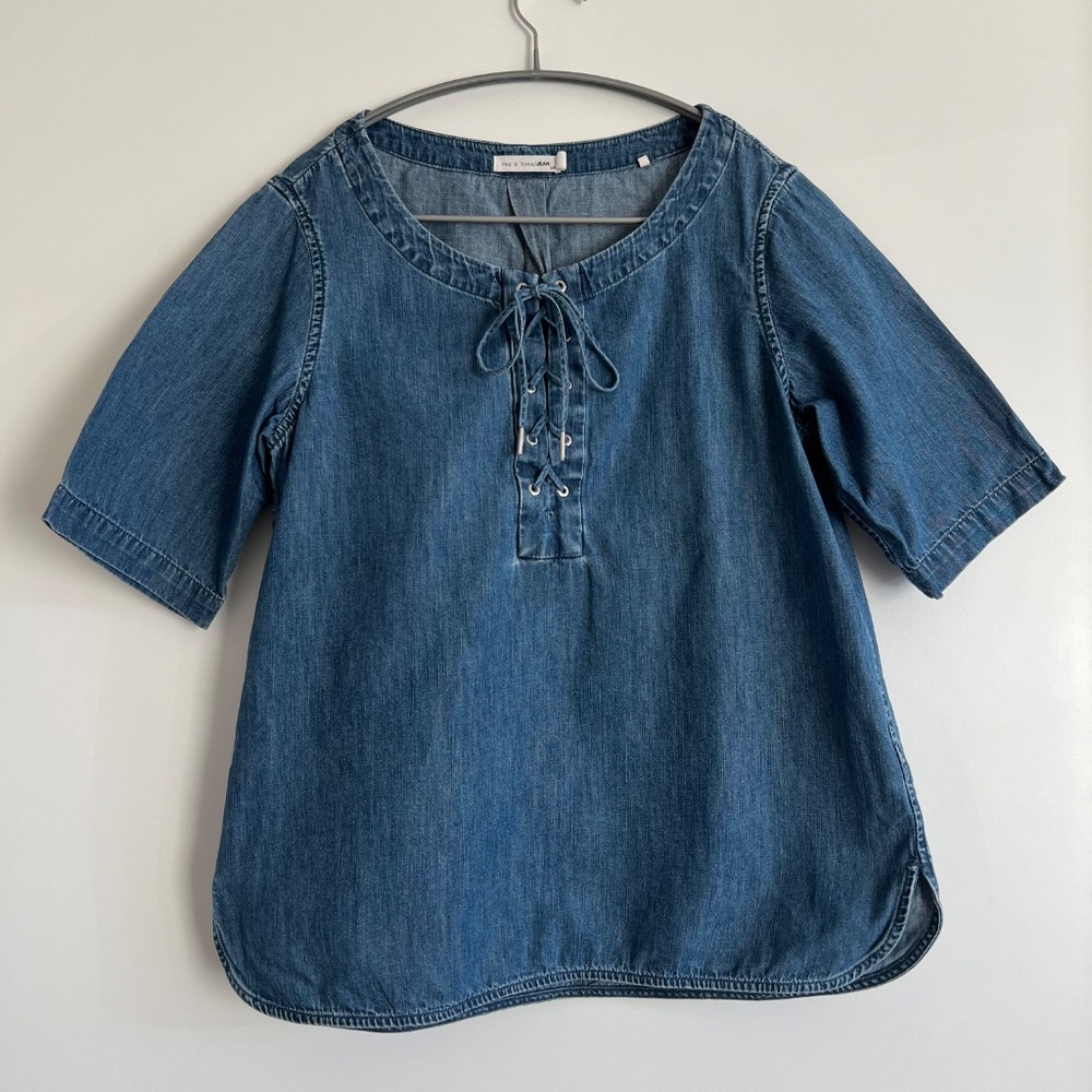 Rag & Bone Oversized Denim Shirt - Size S